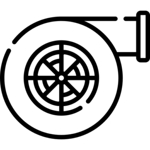 Coque turbine rotomoulé