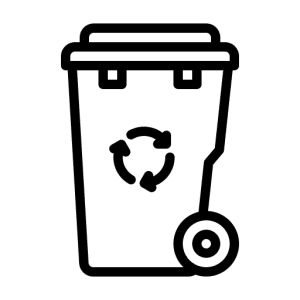 Poubelles rotomoulé