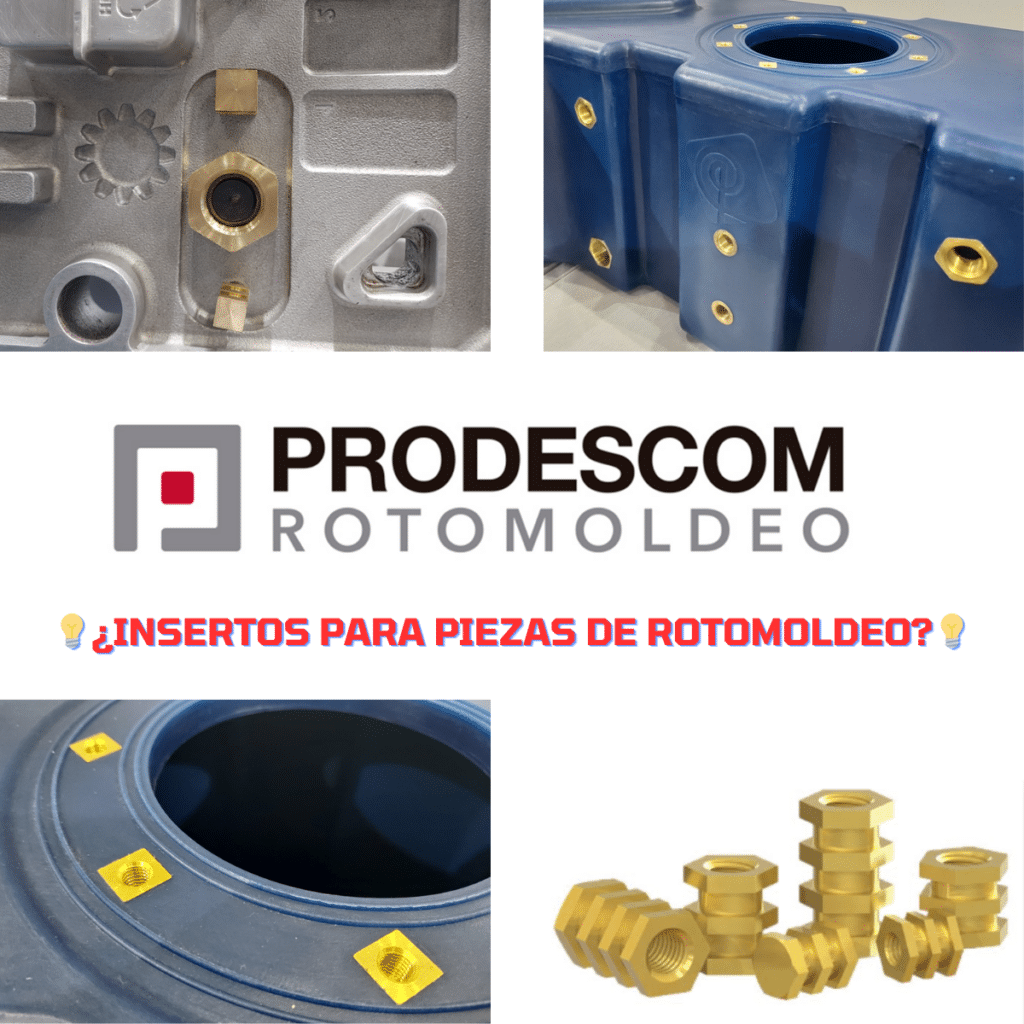 Insertos rotomoldeo
