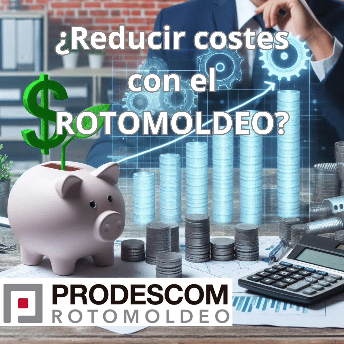 Reducción de costes con el rotomoldeo