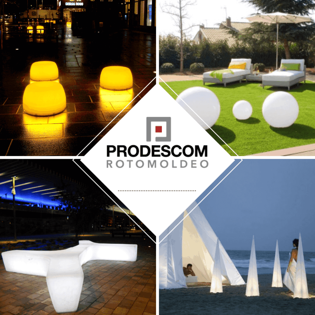 Productos iluminación rotomoldeo